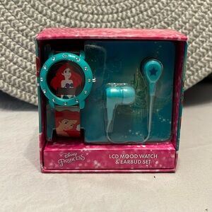 Ariel LCD mood watch & earbud set